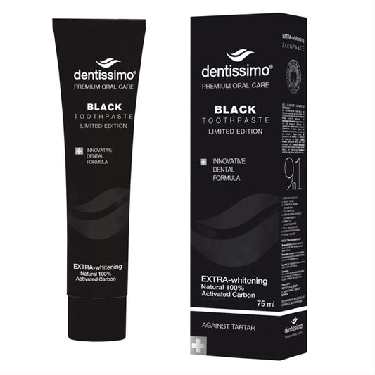 Dentissimo Black Extra Whitening balinamoji dantų pasta